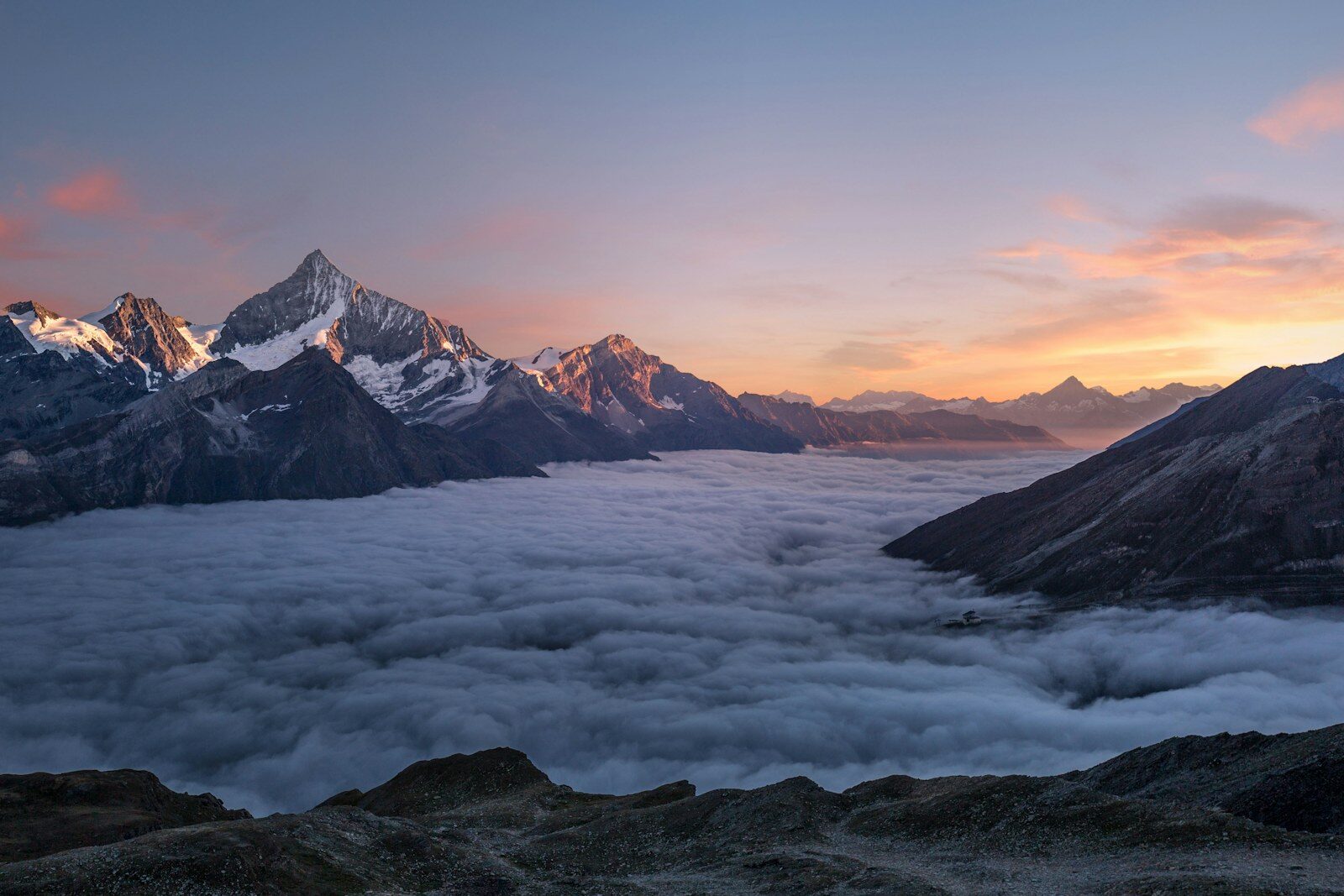 Representative mountain destination scenery